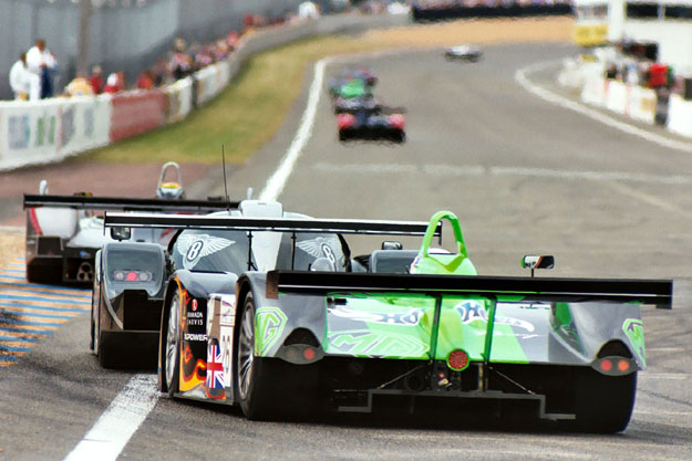 MG Lola EX257, Le Mans 2002. Photo: Marcus Potts