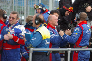Celebrations! RML AD Group  Le Mans Series, Silverstone. Photo: Marcus Potts / CMC